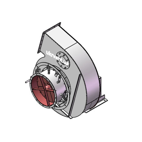 Вентилятор ВДН-8.1 (Dн)-1-Пр165-ОН-ст3-1081-(без дв.)7,5-1500-80-У2-(з НА)