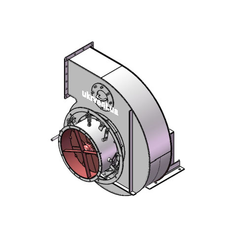 Вентилятор ВДН-8.1 (Dн)-1-Пр180-ОН-ст3-1081-(без дв.)7,5-1500-80-У2-(з НА)