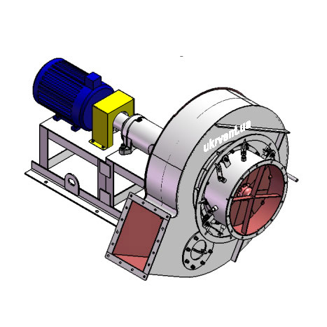 Вентилятор ВДН-8.1 (Dн)-3-Л30-ОН-ст3-1081-(з дв.)7,5-1500-80-У2-(з НА)