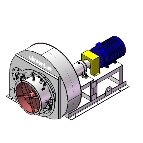 Вентилятор ВДН-8.1 (Dн)-3-Пр270-ВЗ-AISI316Ti-АДЧР1081-(з дв.)7,5-1500-80-У2-(з НА)