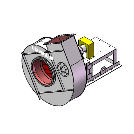 Вентилятор ВДН-9.1 (Dн)-3-Пр120-ОН-ст3-1081-(без дв.)15-1500-80-У2-(без НА)