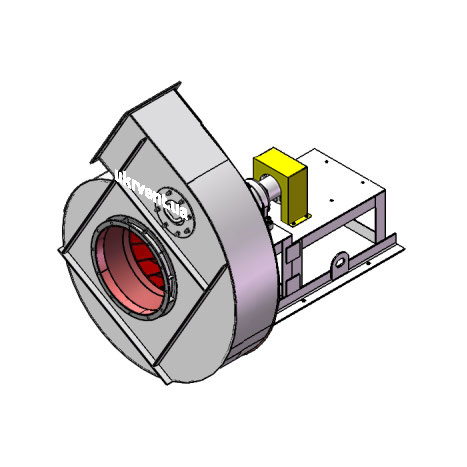 Вентилятор ВДН-9.1 (Dн)-3-Пр150-ОН-ст3-1081-(без дв.)15-1500-80-У2-(без НА)