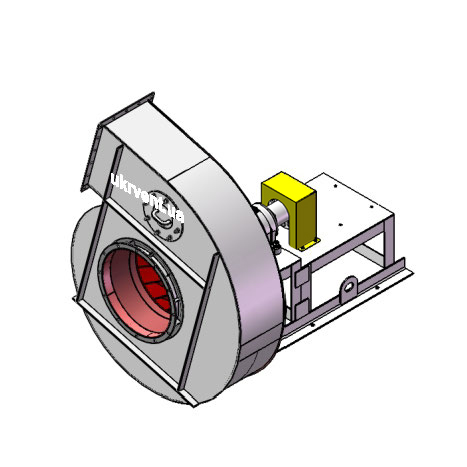 Вентилятор ВДН-9.1 (Dн)-3-Пр165-ОН-ст3-1081-(без дв.)15-1500-80-У2-(без НА)