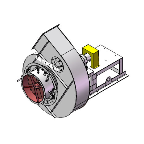 Вентилятор ВДН-9.1 (Dн)-3-Пр150-ОН-ст3-1081-(без дв.)15-1500-80-У2-(з НА)