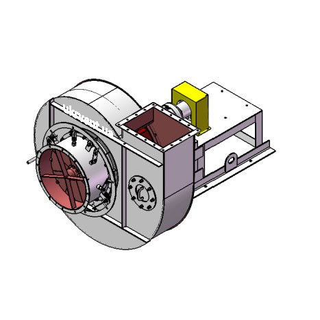 Вентилятор ВДН-9.1 (Dн)-3-Пр90-ОН-ст3-1081-(без дв.)15-1500-80-У2-(з НА)