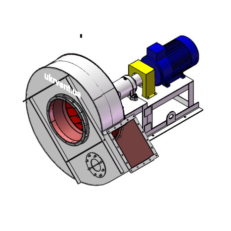 Вентилятор ВДН-9.1 (Dн)-3-Пр45-ОН-ст3-1081-(з дв.)15-1500-80-У2-(без НА)