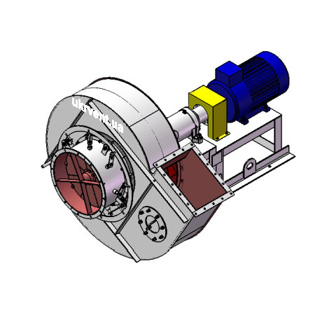 Вентилятор ВДН-9.1 (Dн)-3-Пр60-ОН-ст3-1081-(з дв.)11-1000-80-У2-(з НА)