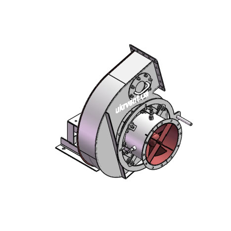 Вентилятор ВДН95-40-5.1 (Dн)-1-Л165-ОН-AISI316Ti-1081-(без дв.)5,5-1500-80-У2-(з НА)