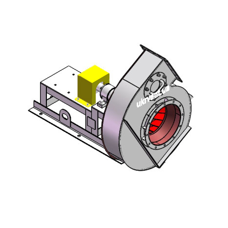 Вентилятор ВДН95-40-5.1 (Dн)-3-Л150-ВЗпч-AISI430-АДЧР1081-(без дв.)5,5-3000-80-У2-(без НА)