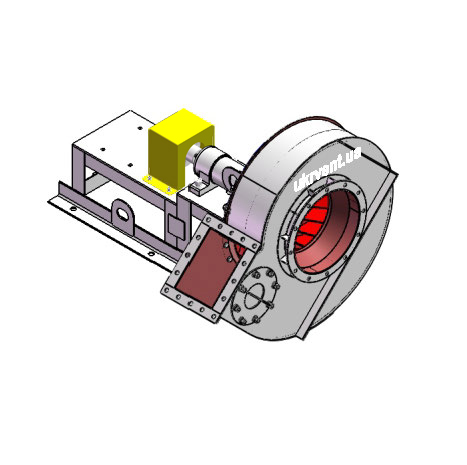 Вентилятор ВДН95-40-5.1 (Dн)-3-Л45-ВЗпч-AISI430-1081-(без дв.)5,5-3000-80-У2-(без НА)