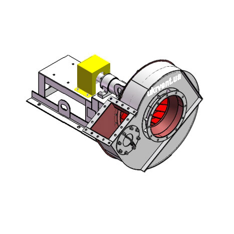 Вентилятор ВДН95-40-5.1 (Dн)-3-Л60-ВЗ-AISI316Ti-АДЧР1081-(без дв.)5,5-1500-80-У2-(без НА)