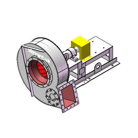 Вентилятор ВДН95-40-5.1 (Dн)-3-Пр15-ОН-AISI430-1081-(без дв.)5,5-1500-80-У2-(без НА)
