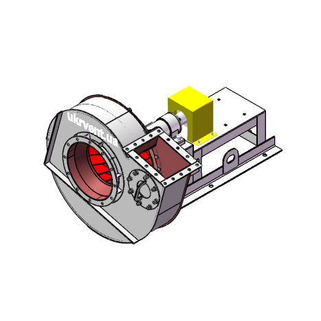 Вентилятор ВДН95-40-5.1 (Dн)-3-Пр75-ВЗпч-AISI316Ti-АДЧР1081-(без дв.)5,5-3000-80-У2-(без НА)