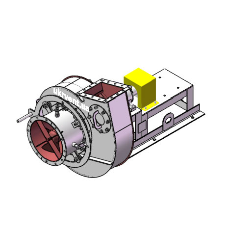 Вентилятор ВДН95-40-5.1 (Dн)-3-Пр105-ВЗпч-AISI316Ti-1081-(без дв.)5,5-3000-80-У2-(з НА)
