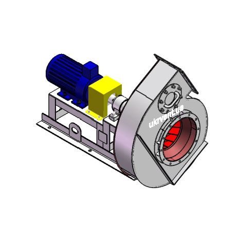 Вентилятор ВДН95-40-5.1 (Dн)-3-Л150-ОН-AISI316Ti-1081-(з дв.)5,5-3000-80-У2-(без НА)