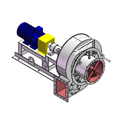 Вентилятор ВДН95-40-5.1 (Dн)-3-Л0-ВЗпч-AISI430-1081-(з дв.)5,5-1500-80-У2-(з НА)
