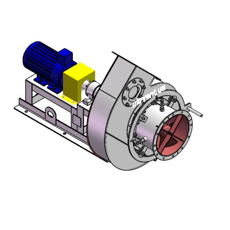Вентилятор ВДН95-40-5.1 (Dн)-3-Л135-ВЗпч-AISI321-1081-(з дв.)5,5-3000-80-У2-(з НА)
