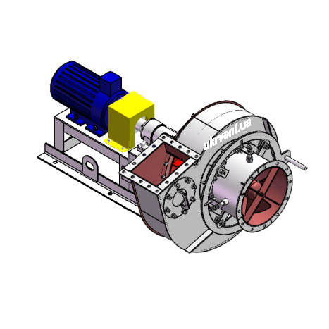 Вентилятор ВДН95-40-5.1 (Dн)-3-Л75-ВЗ-AISI430-1081-(з дв.)5,5-3000-80-У2-(з НА)