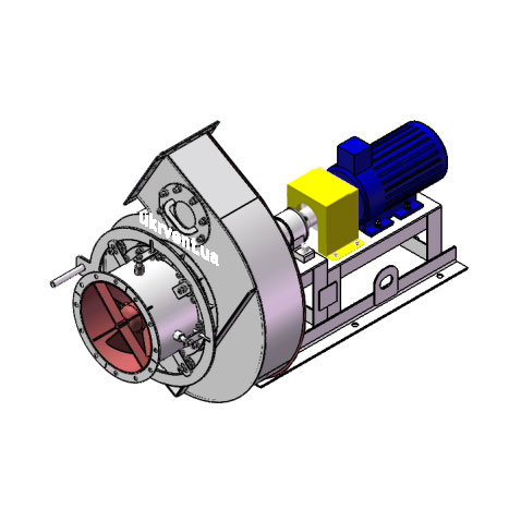 Вентилятор ВДН95-40-5.1 (Dн)-3-Пр150-ВЗ-AISI321-1081-(з дв.)5,5-1500-80-У2-(з НА)