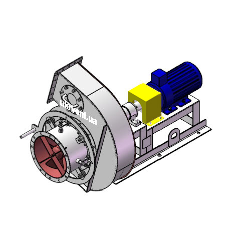 Вентилятор ВДН95-40-5.1 (Dн)-3-Пр165-ВЗ-AISI321-1081-(з дв.)5,5-3000-80-У2-(з НА)