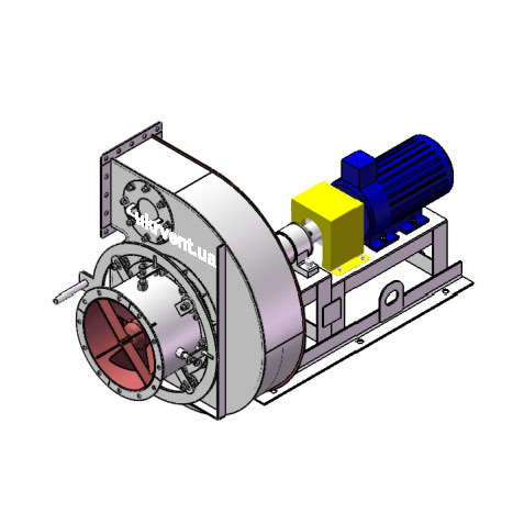 Вентилятор ВДН95-40-5.1 (Dн)-3-Пр180-ВЗ-AISI304-1081-(з дв.)5,5-3000-80-У2-(з НА)