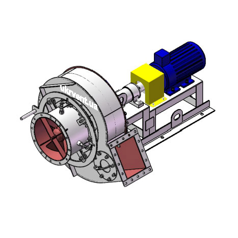 Вентилятор ВДН95-40-5.1 (Dн)-3-Пр30-ВЗ-AISI430-1081-(з дв.)5,5-1500-80-У2-(з НА)