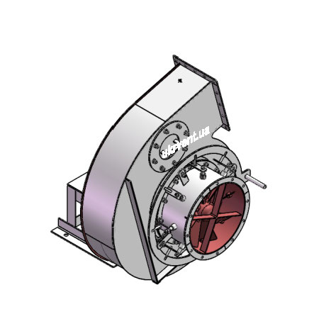 Вентилятор ВДН95-40-6,3.1 (Dн)-1-Л165-ВЗпч-AISI321-1081-(без дв.)5,5-1500-80-У2-(з НА)