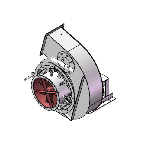 Вентилятор ВДН95-40-6,3.1 (Dн)-1-Пр165-ВЗ-AISI430-1081-(без дв.)5,5-1500-80-У2-(з НА)