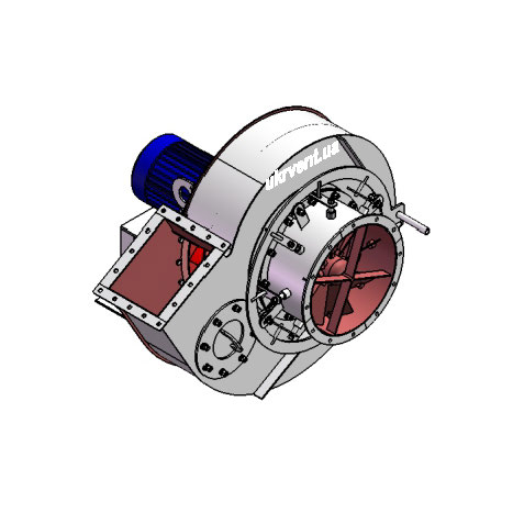 Вентилятор ВДН95-40-6,3.1 (Dн)-1-Л60-ВЗ-AISI316L-1081-(з дв.)5,5-1500-80-У2-(з НА)