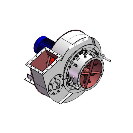 Вентилятор ВДН95-40-6,3.1 (Dн)-1-Л75-ВЗ-AISI316Ti-1081-(з дв.)5,5-1500-80-У2-(з НА)