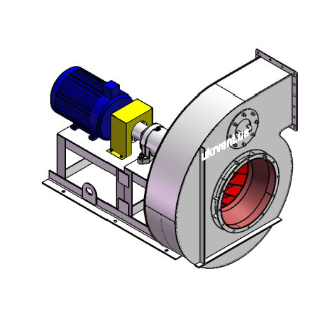 Вентилятор ВДН95-40-8.1 (Dн)-3-Л180-ОН-ст3-1081-(з дв.)7,5-1500-80-У2-(без НА)