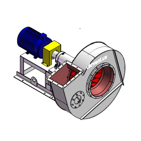 Вентилятор ВДН95-40-8.1 (Dн)-3-Л75-ОН-ст3-1081-(з дв.)7,5-1500-80-У2-(без НА)