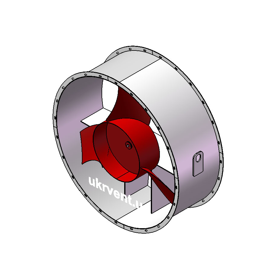 Вентилятор ВО-06-300-12,5/3-бо-Пр-1-ОН-ст3-1081-(без дв.)4-750-80-У2