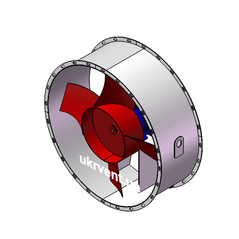 Вентилятор ВО-13-290-10/4-бо-Пр-1-ОН-ст3-1081-(з дв.)2,2-750-80-У2