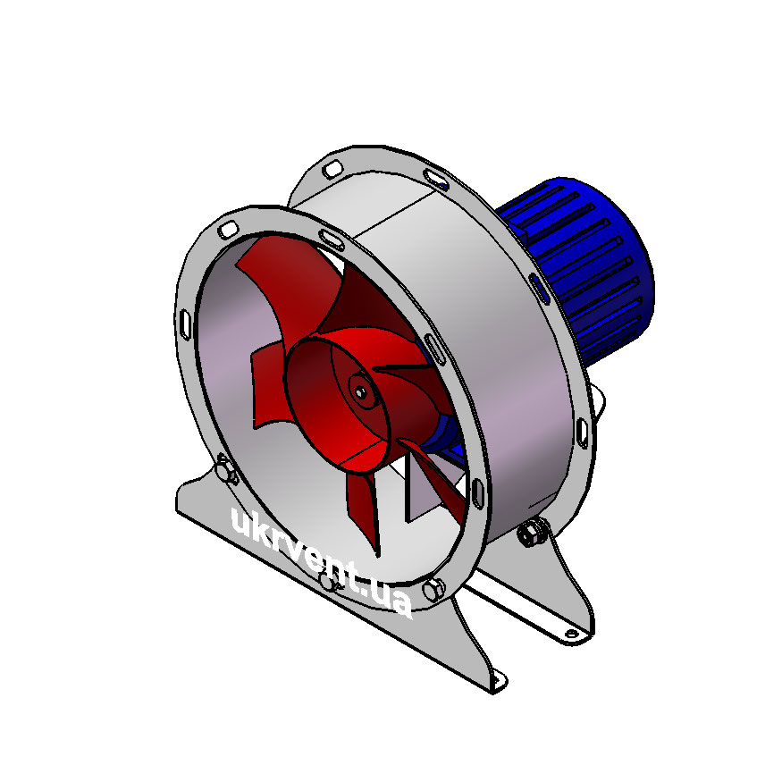Вентилятор ВО-13-290-2,5/6-о-Пр-1-ВЗ-AISI316Ti-АДЧР1081-(з дв.)0,25-1500-80-У2