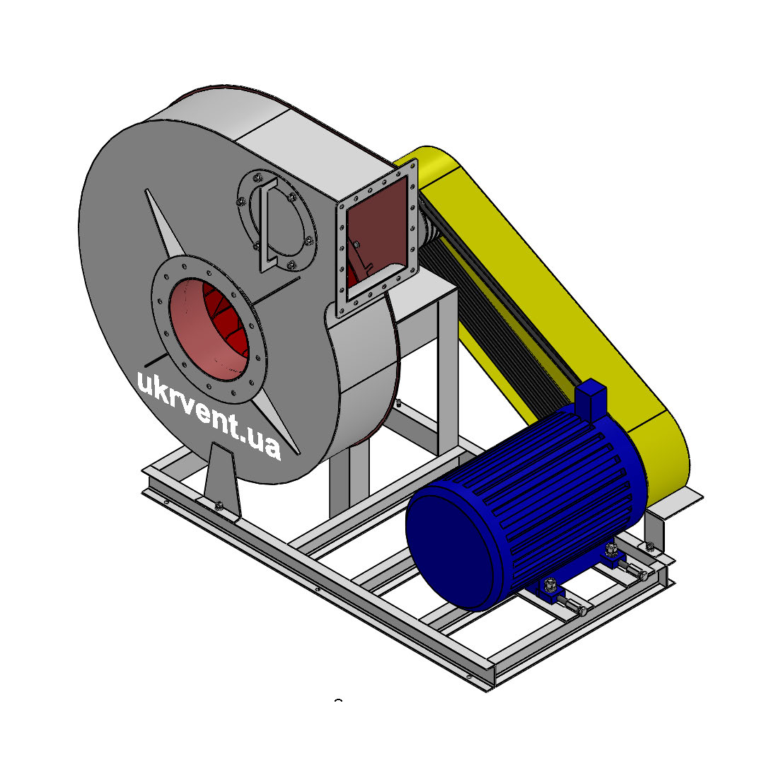 Вентилятор ВР-130-19-10.1 (Dн)-5-Пр90-ВЗ-ст3-1081-(з дв.)55-1500-1600-200-У2