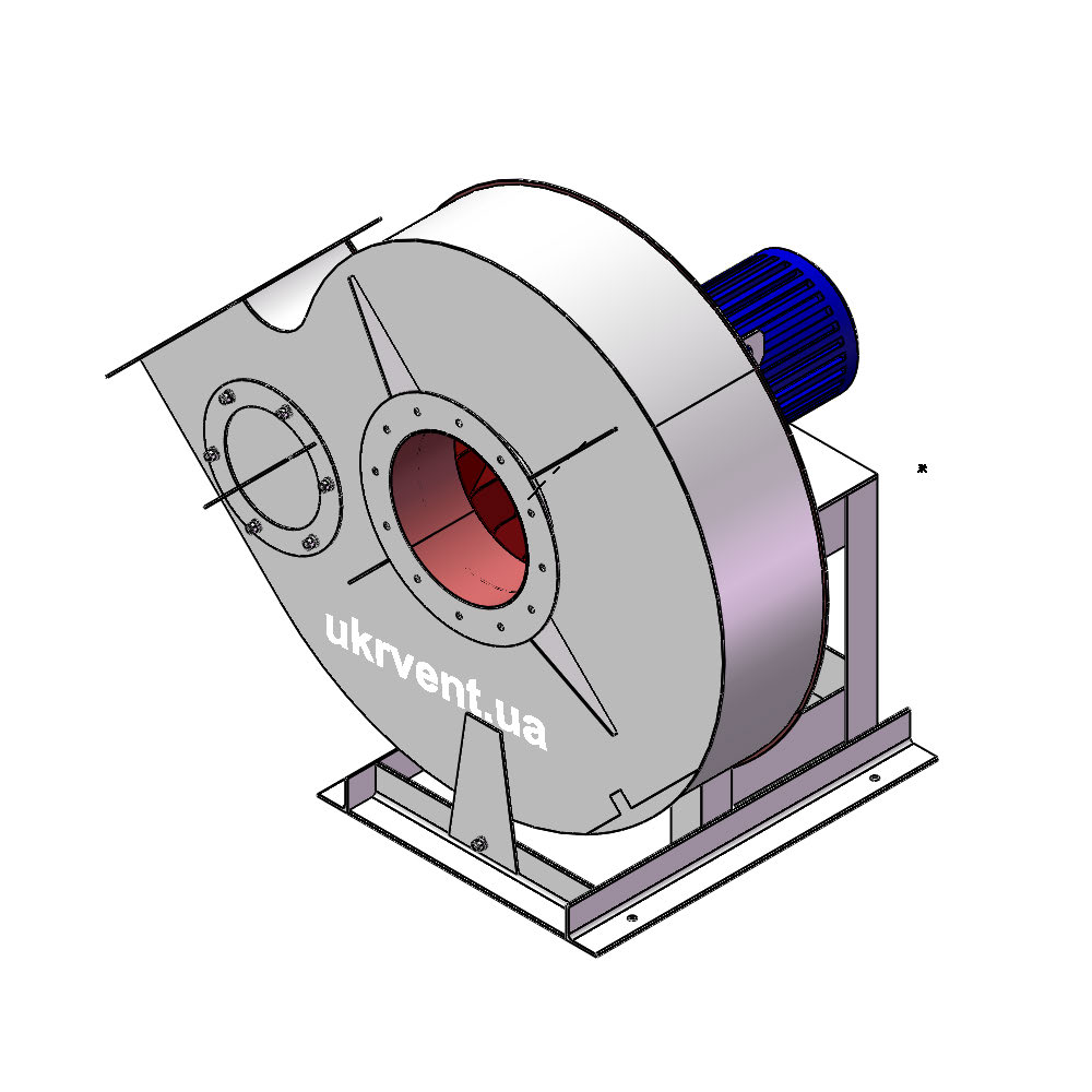 Вентилятор ВР-130-19-11,2.5 (1,1Dн)-1-Пр315-ВЗ-ст3-1081-(з дв.)22-1000-975-200-У2