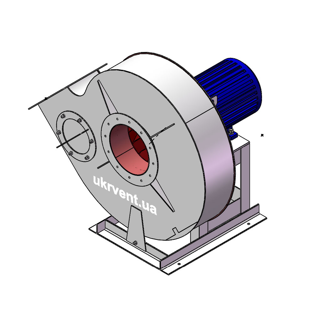 Вентилятор ВР-130-19-11,2.1 (Dн)-1-Пр315-ОН-ст3-1081-(з дв.)45-1500-1470-200-У2