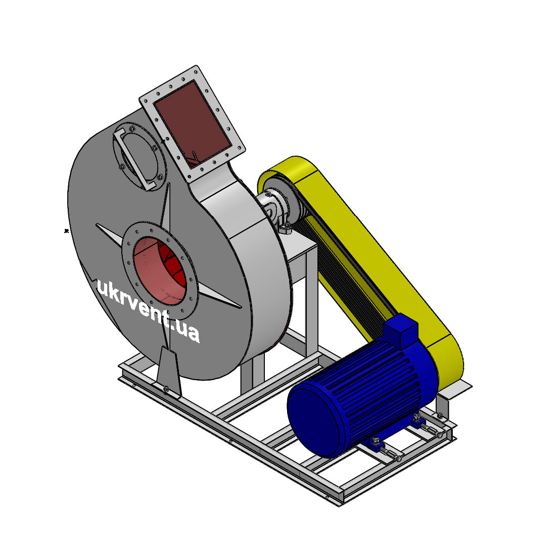 Вентилятор ВР-130-19-11,2.1 (Dн)-5-Пр45-ВЗ-ст3-1081-(з дв.)37-1500-1200-80-У2