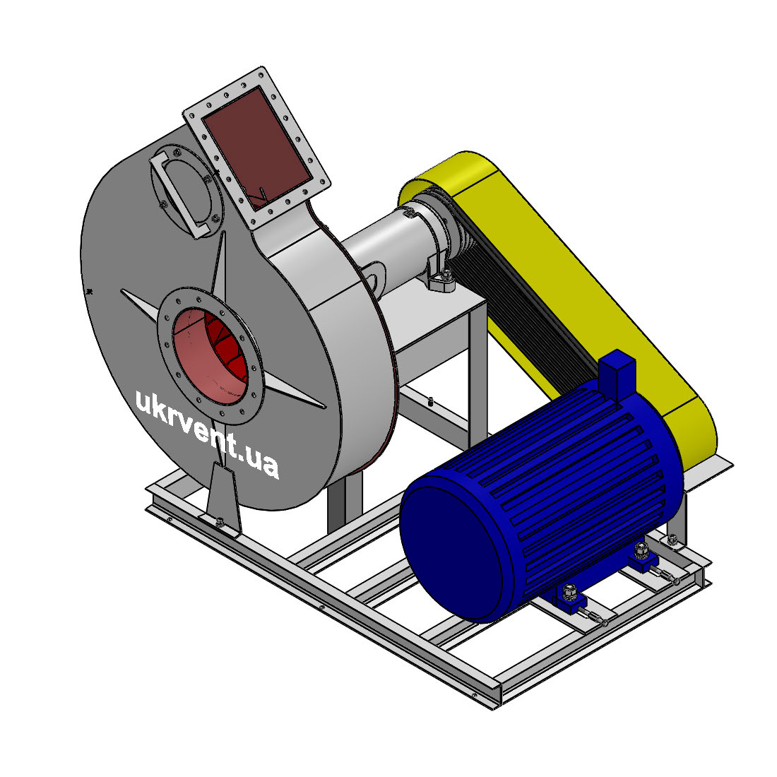 Вентилятор ВР-130-19-8.1 (Dн)-5-Пр45-ВЗ-ст3-1081-(з дв.)55-3000-2600-200-У2