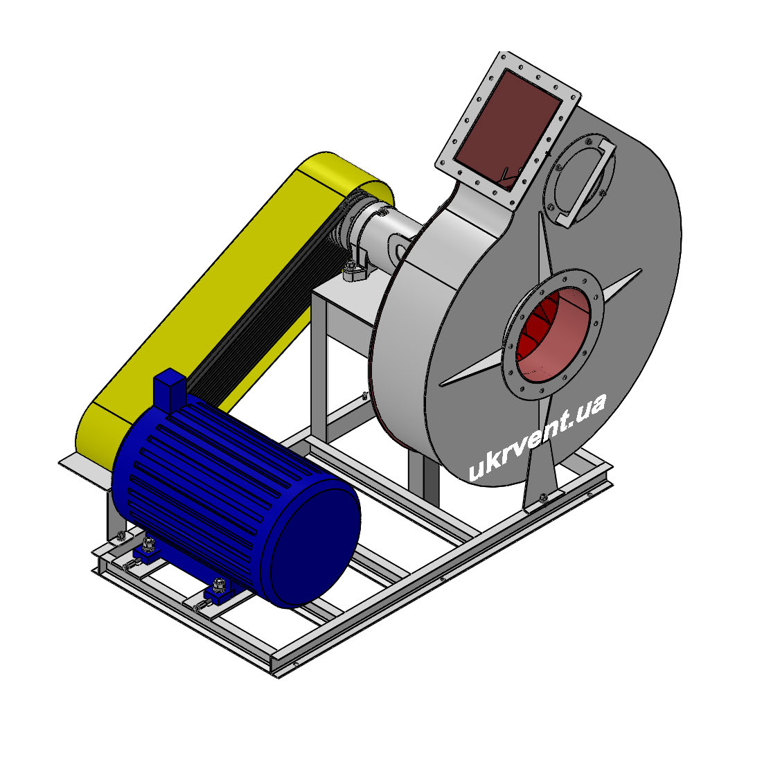 Вентилятор ВР-130-19-9.1 (Dн)-5-Л45-ВЗ-ст3-1081-(з дв.)75-3000-2200-80-У2