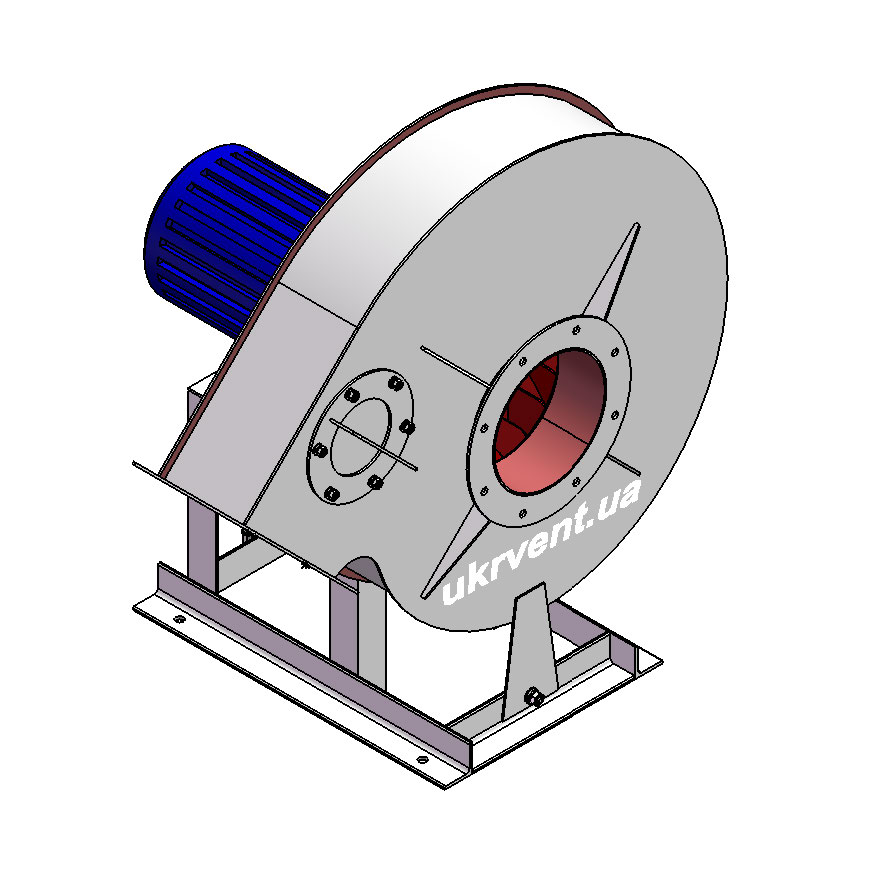 Вентилятор ВР120-28-4.2 (0,9Dн)-1-Л135-ВЗ-AISI316Ti-1081-(з дв.)1,5-3000-2820-200-У2