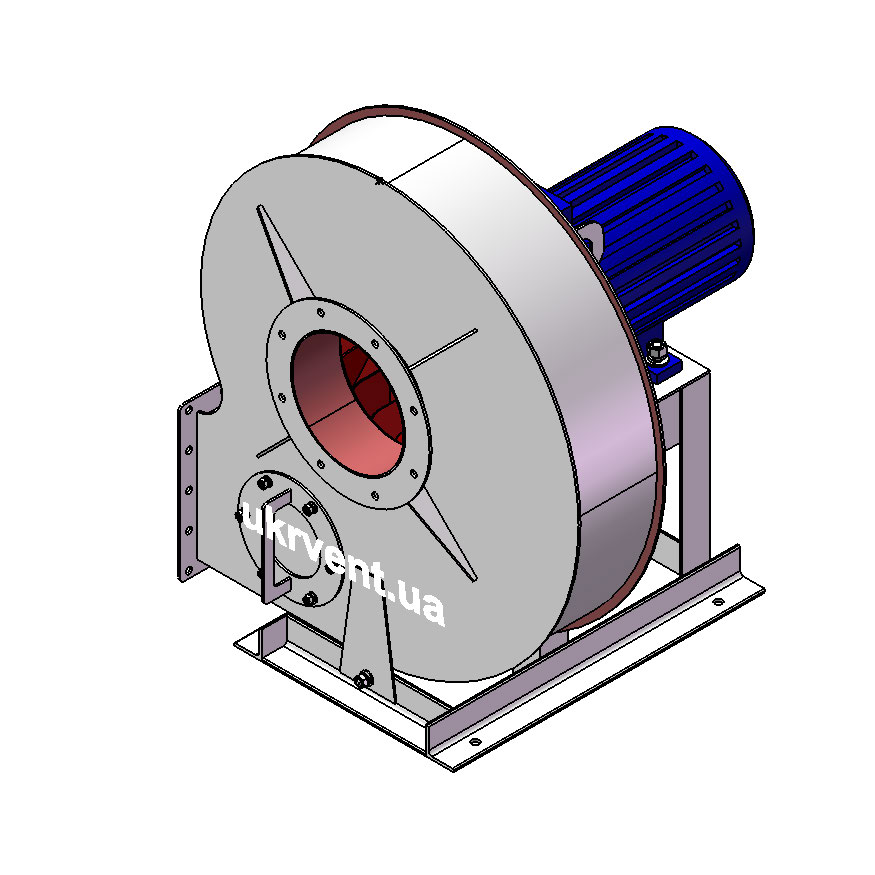 Вентилятор ВР120-28-4.2 (0,9Dн)-1-Пр270-ВЗ-AISI316Ti-1081-(з дв.)1,5-3000-2820-200-У2