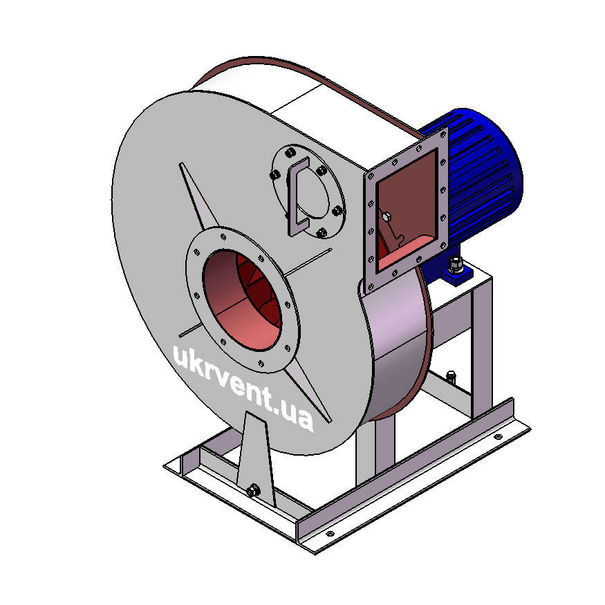 Вентилятор ВР120-28-4.2 (0,9Dн)-1-Пр90-ВЗ-AISI316Ti-1081-(з дв.)1,5-3000-2820-200-У2
