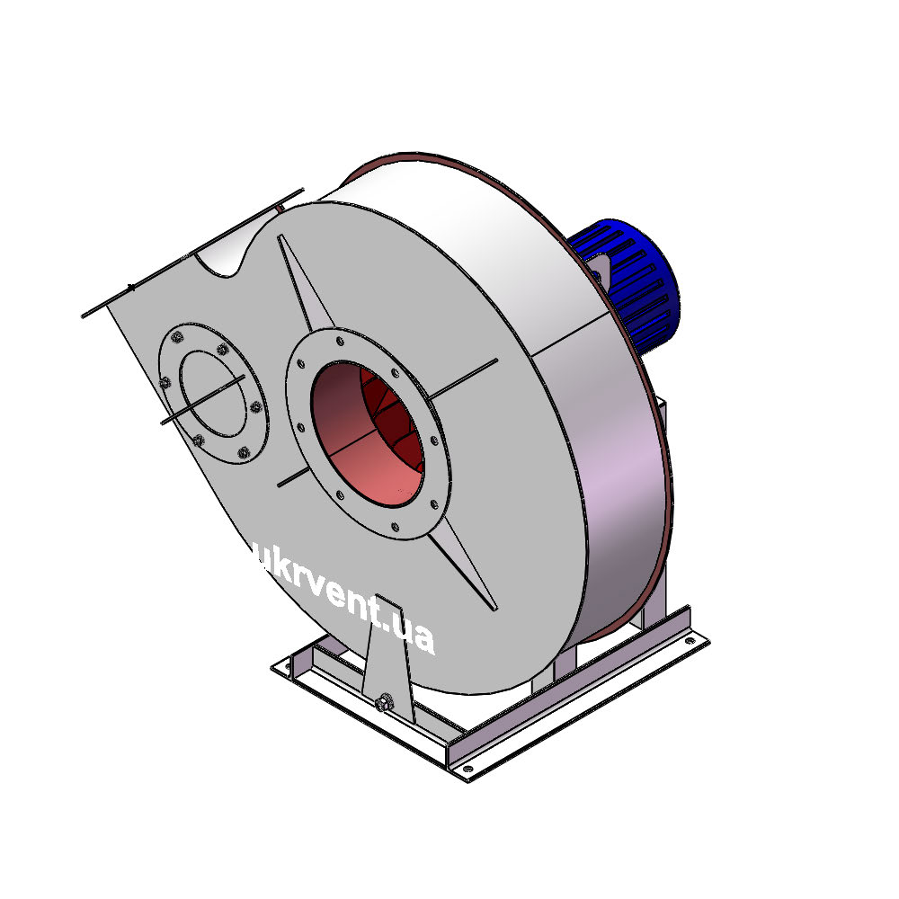Вентилятор ВР120-28-5.2 (0,9Dн)-1-Пр315-ВЗ-AISI430-1081-(з дв.)1,1-1500-1415-80-У2