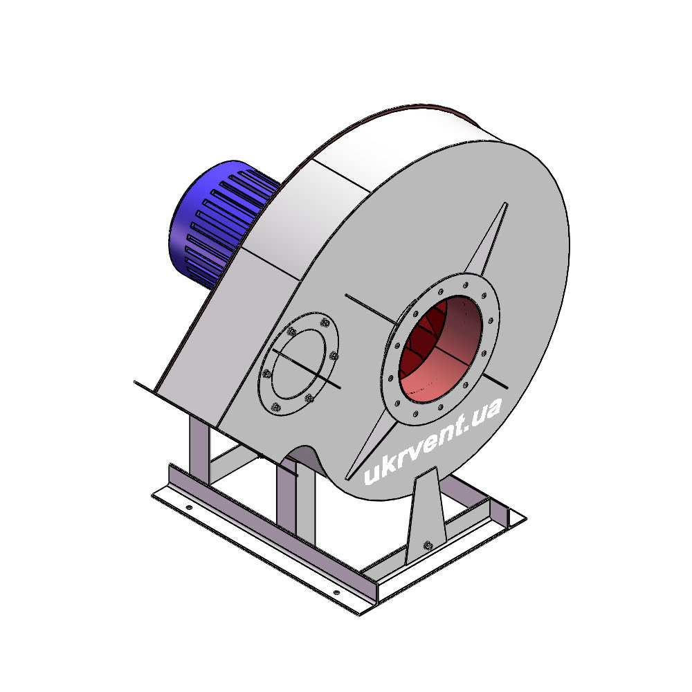 Вентилятор ВР120-28-8.2 (0,9Dн)-1-Л135-ОН-ст3-1081-(з дв.)7,5-1500-1388-80-У2
