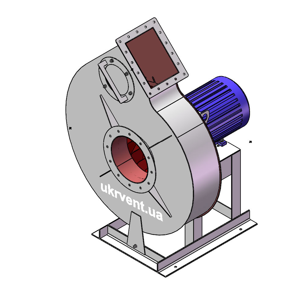 Вентилятор ВР120-28-8.2 (0,9Dн)-1-Пр45-ОН-ст3-1081-(з дв.)7,5-1500-1388-80-У2