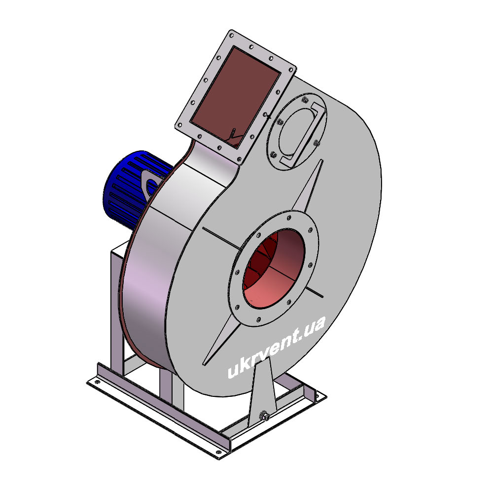 Вентилятор ВР129-28-5.1 (Dн)-1-Л45-ОН-AISI430-1081-(з дв.)1,1-1500-1420-200-У2