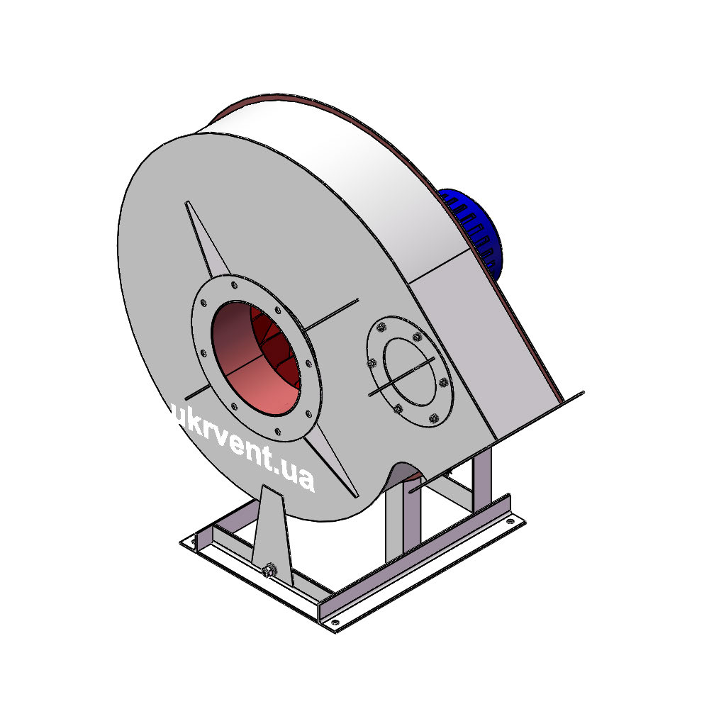 Вентилятор ВР129-28-5.1 (Dн)-1-Пр135-ОН-AISI430-1081-(з дв.)1,1-1500-1420-200-У2