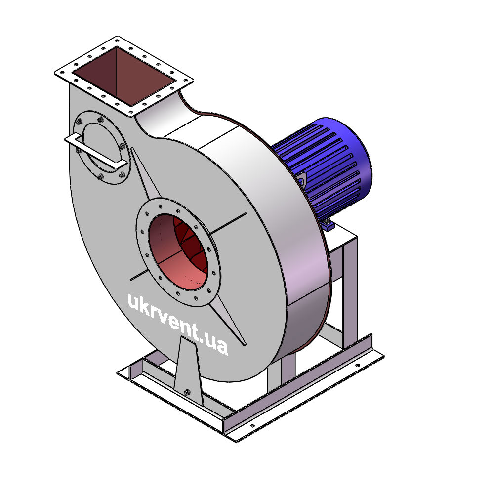 Вентилятор ВР129-28-8.1 (Dн)-1-Пр0-ОН-ст3-1081-(з дв.)7,5-1500-1460-200-У2